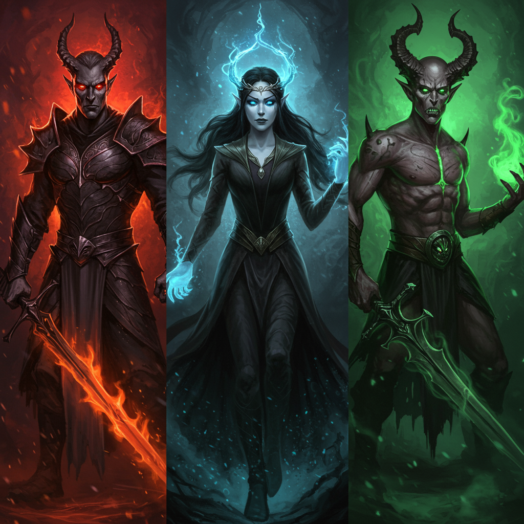 Os Príncipes Demônios: Ignis, Morwen e Verex